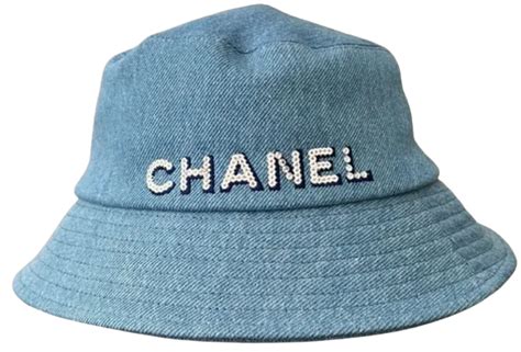 chanel buckey hat|chanel bucket hat denim.